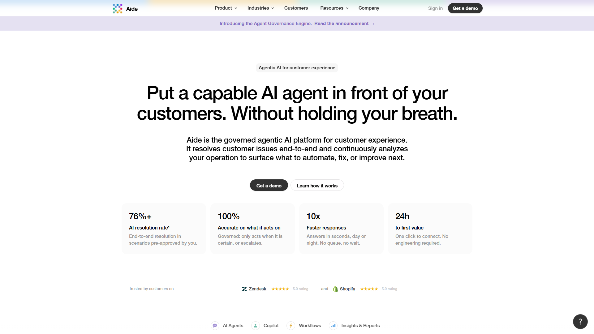 Aide product screenshot