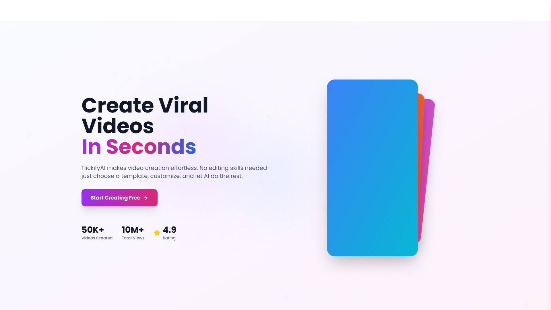 Flickify AI product screenshot