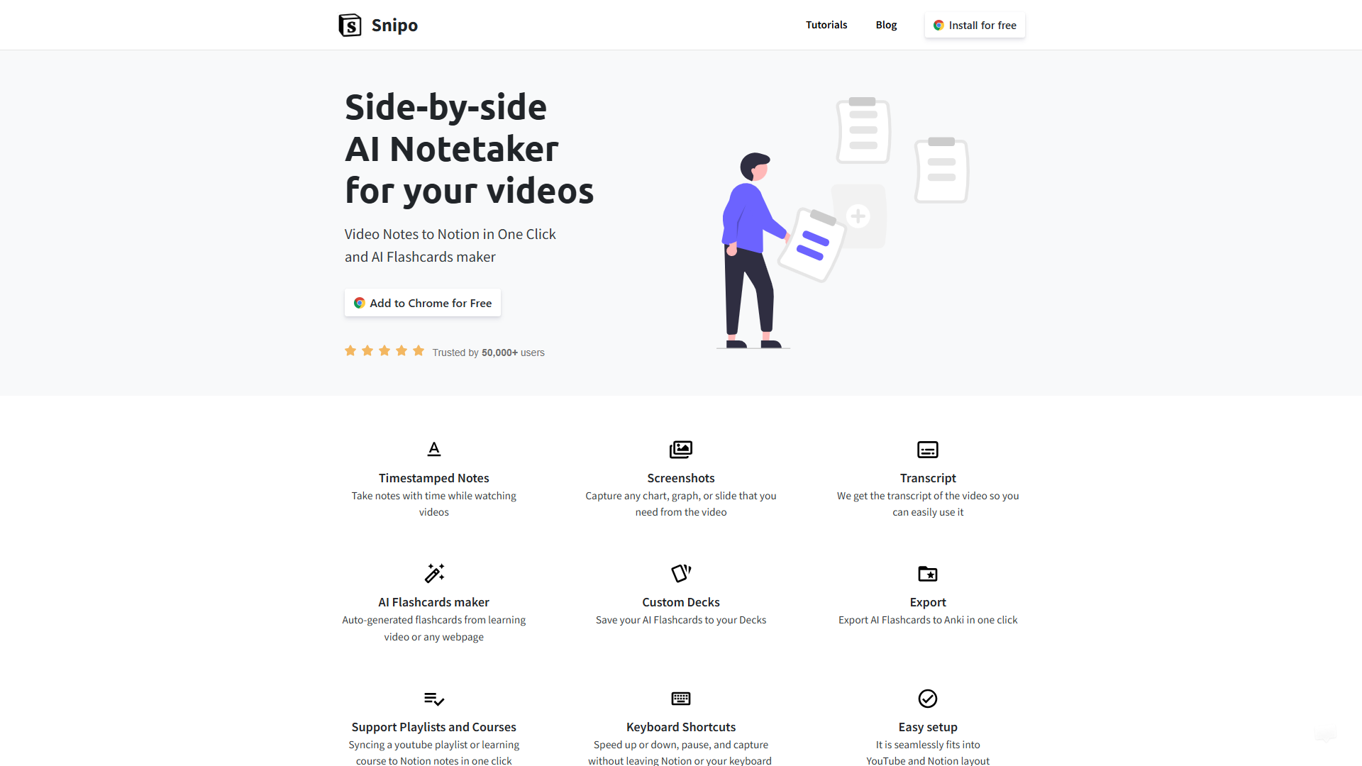 Snipo product screenshot