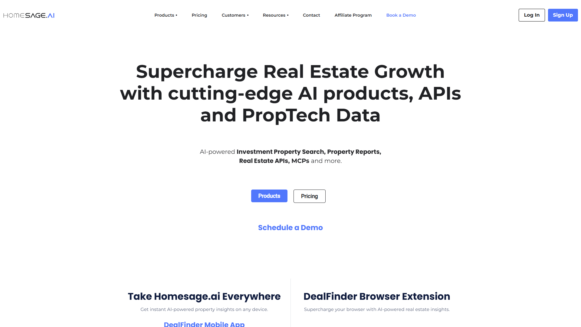Homesage product screenshot