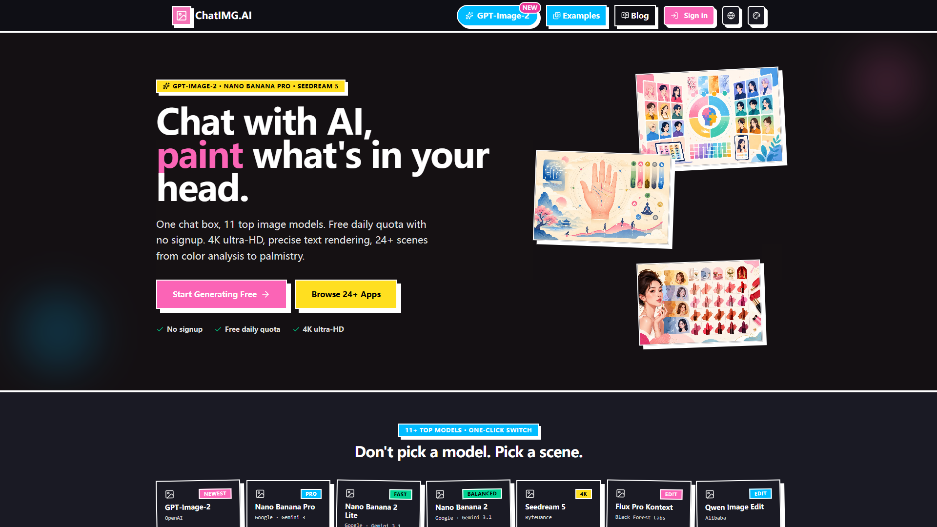 ChatImg product screenshot