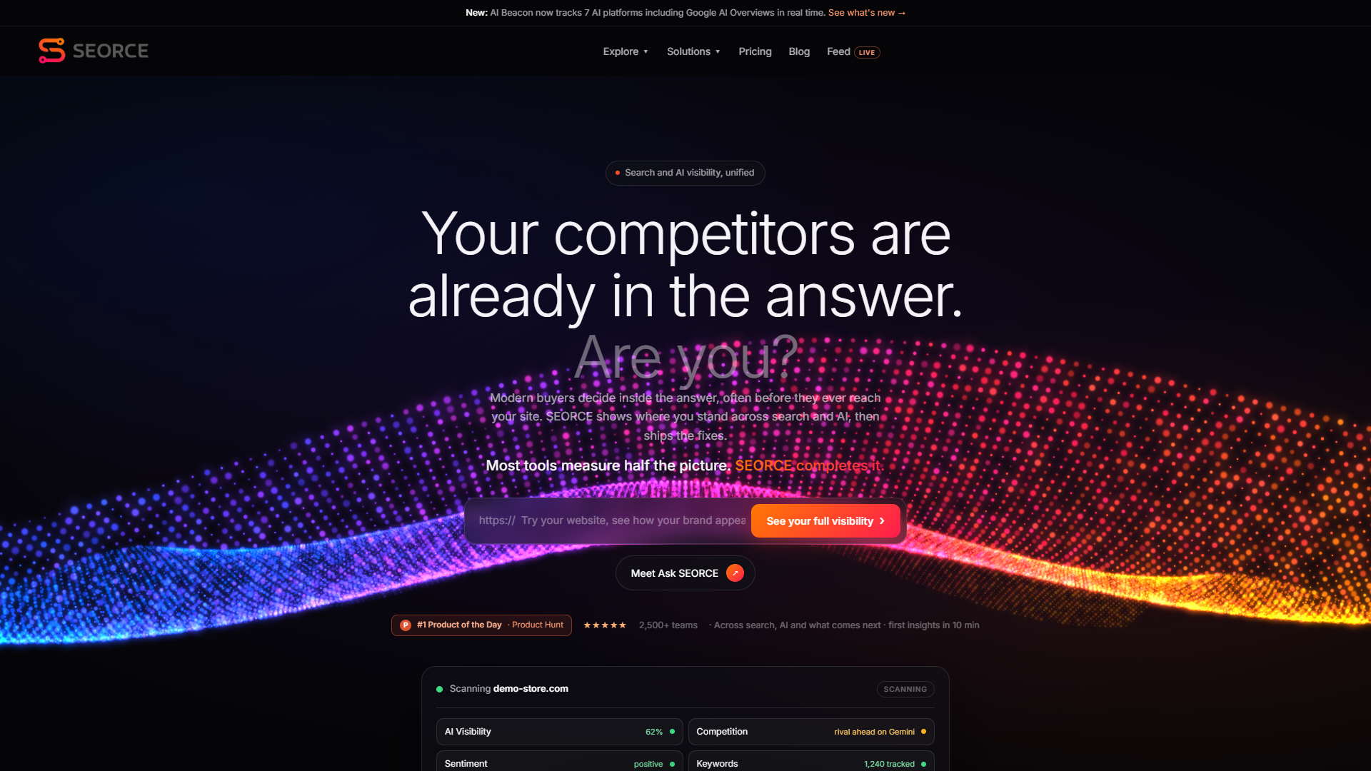 Seorce product screenshot