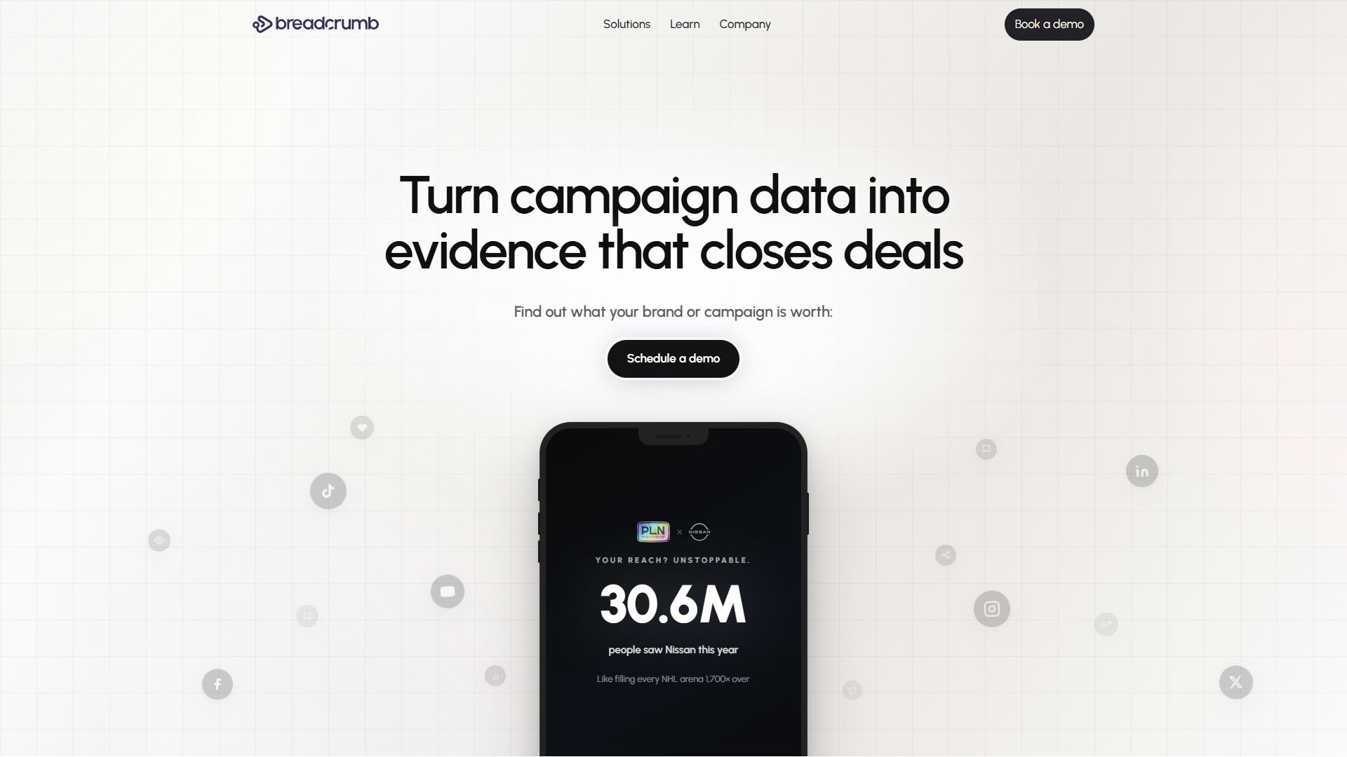 Breadcrumb product screenshot
