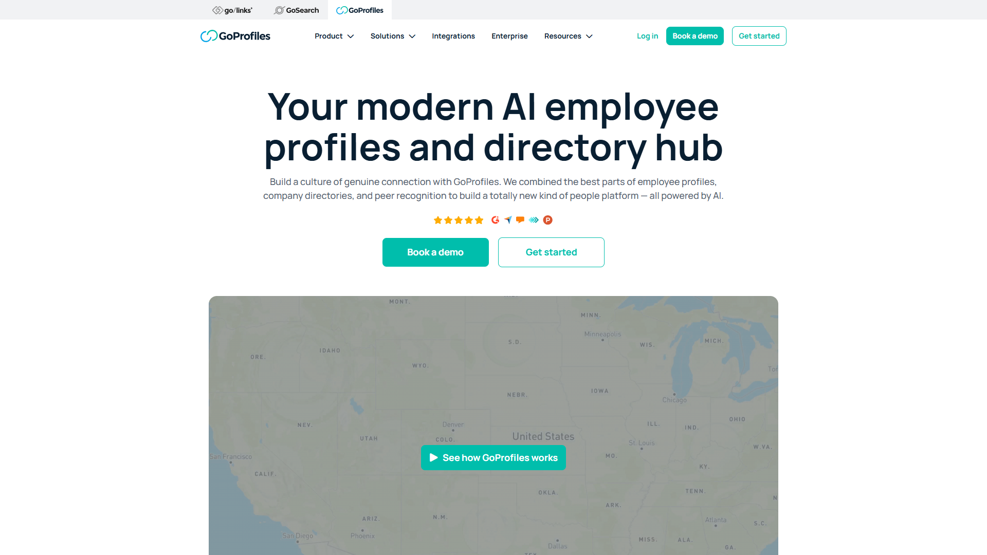 GoProfiles product screenshot