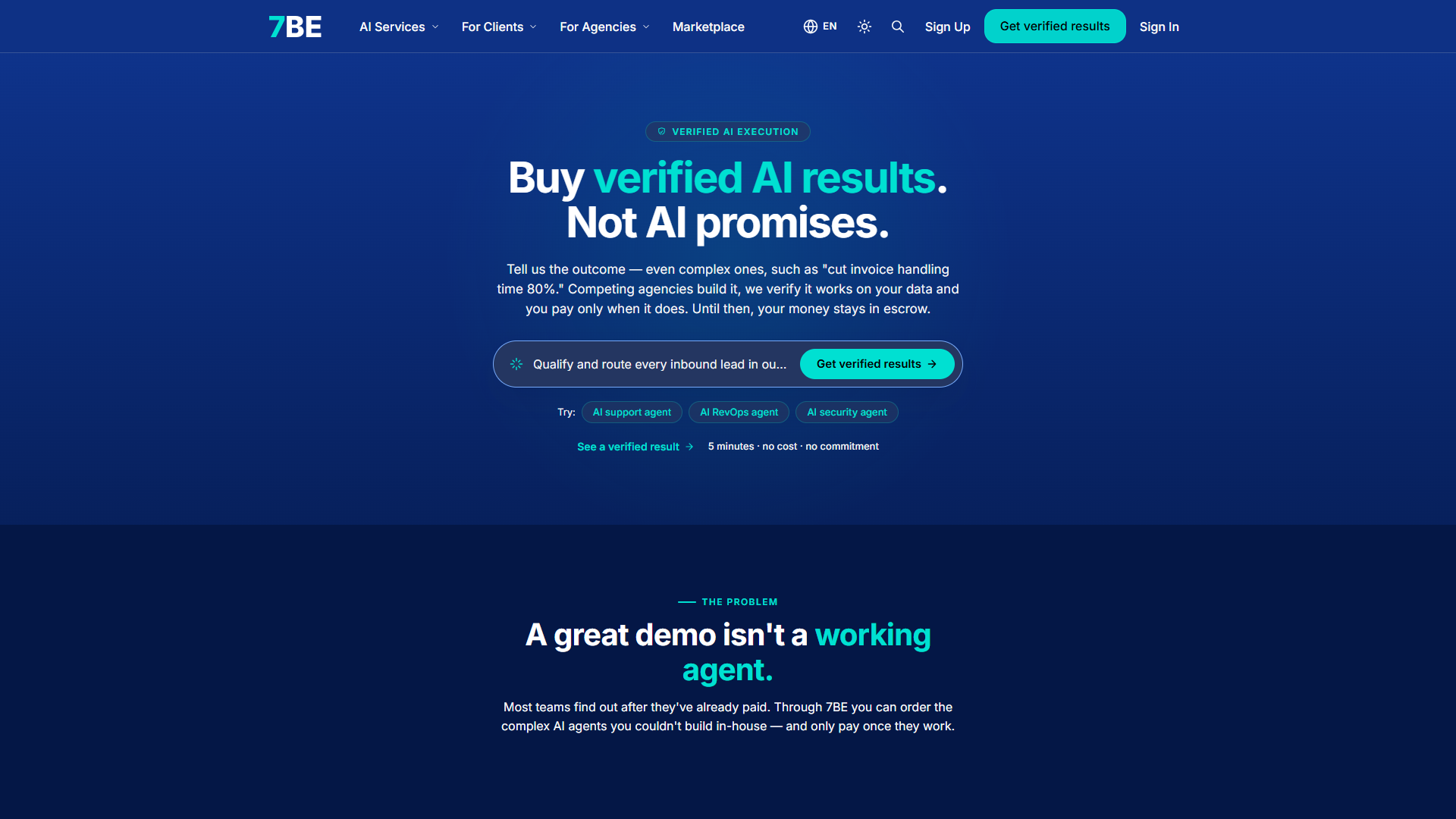 7be product screenshot