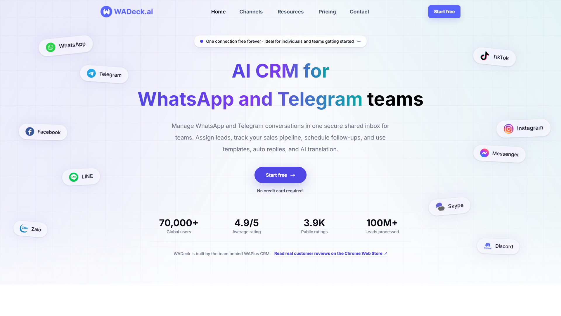 Wadeck product screenshot