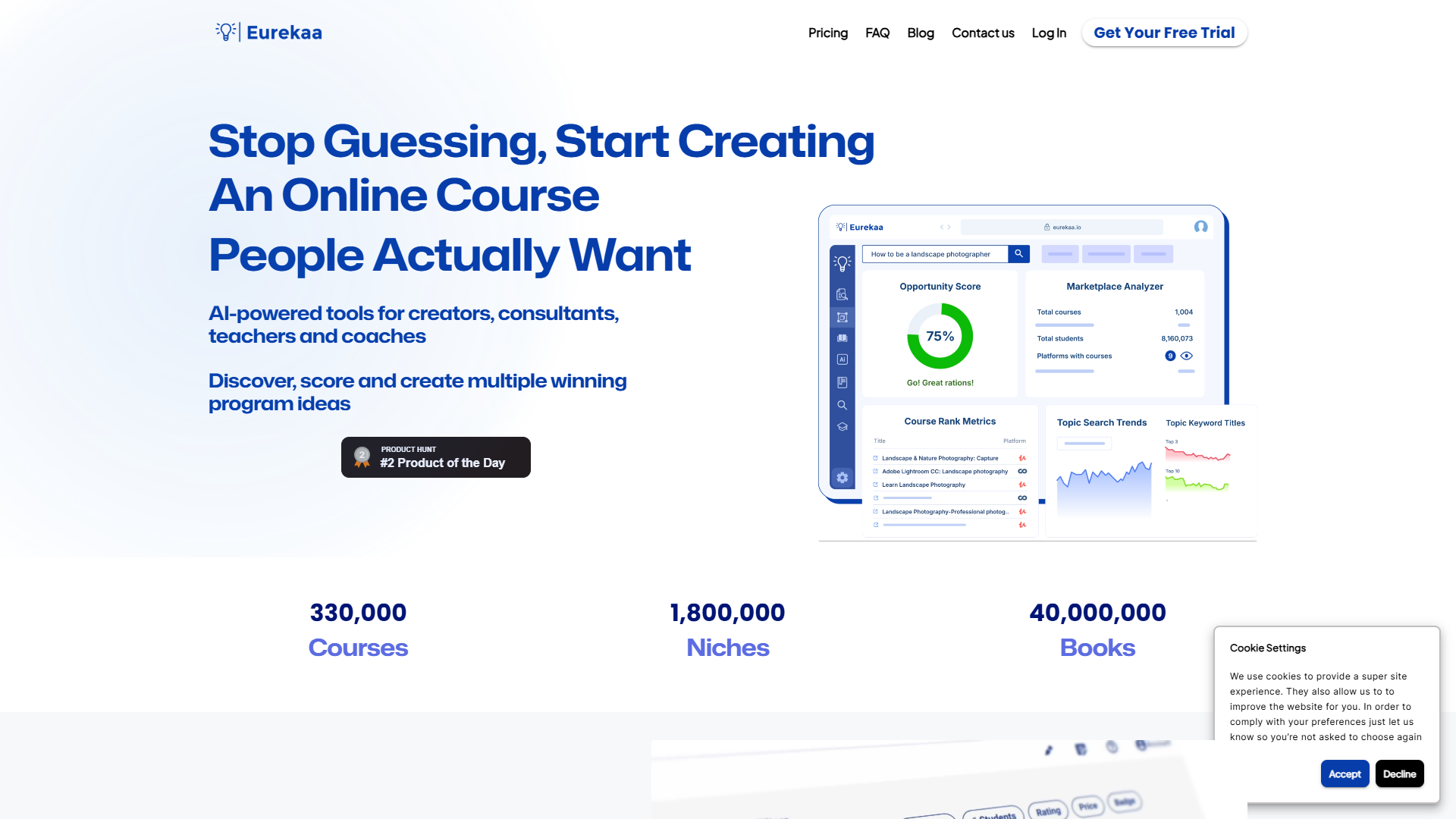 Eurekaa product screenshot