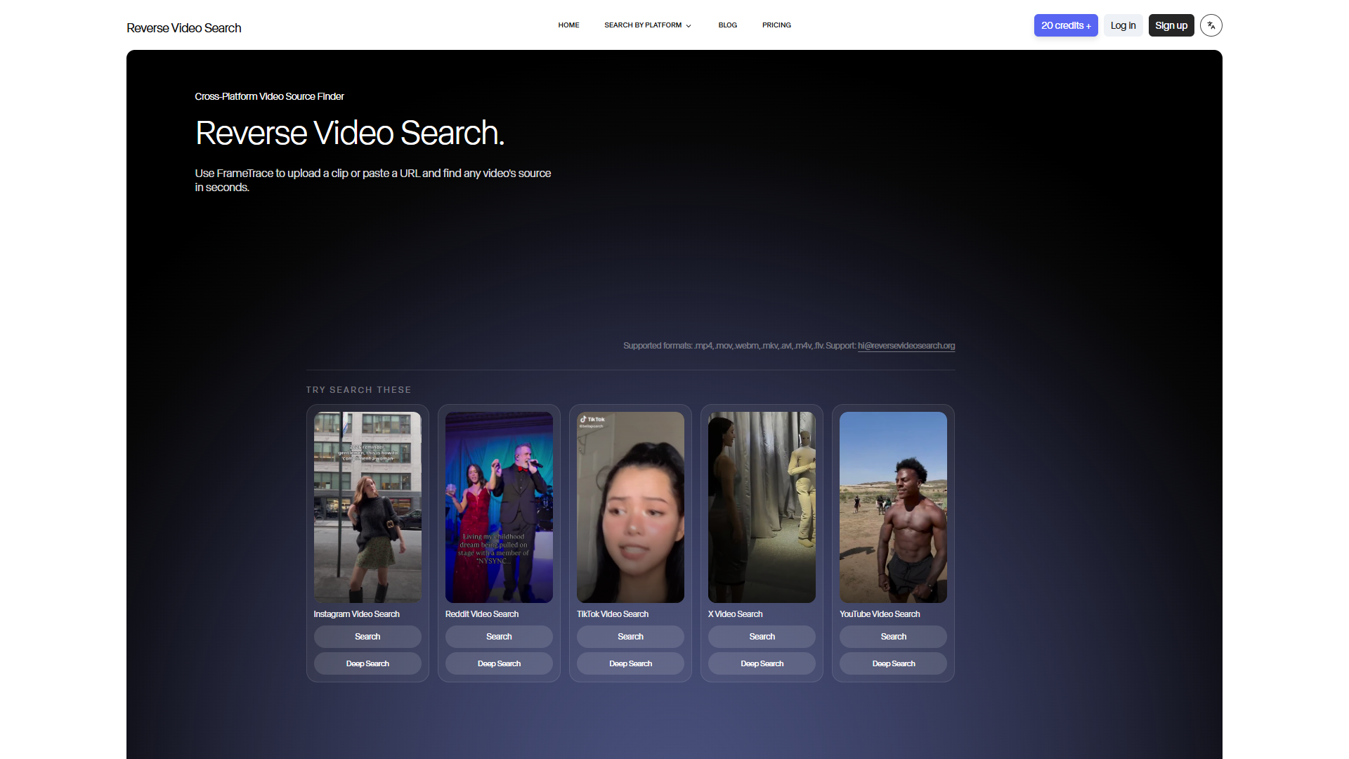 Reverse Video Search screenshot 1