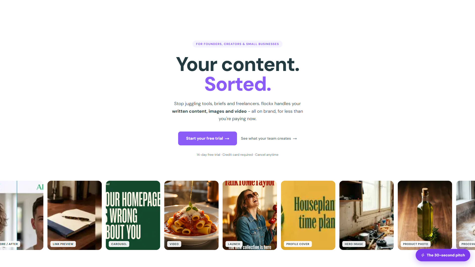 Flockx product screenshot