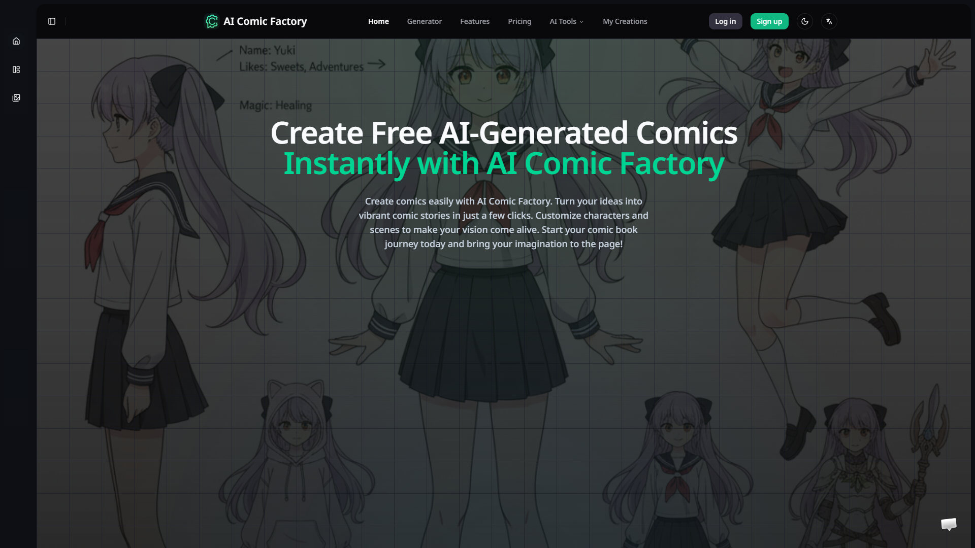 AI Comic Factory product screenshot