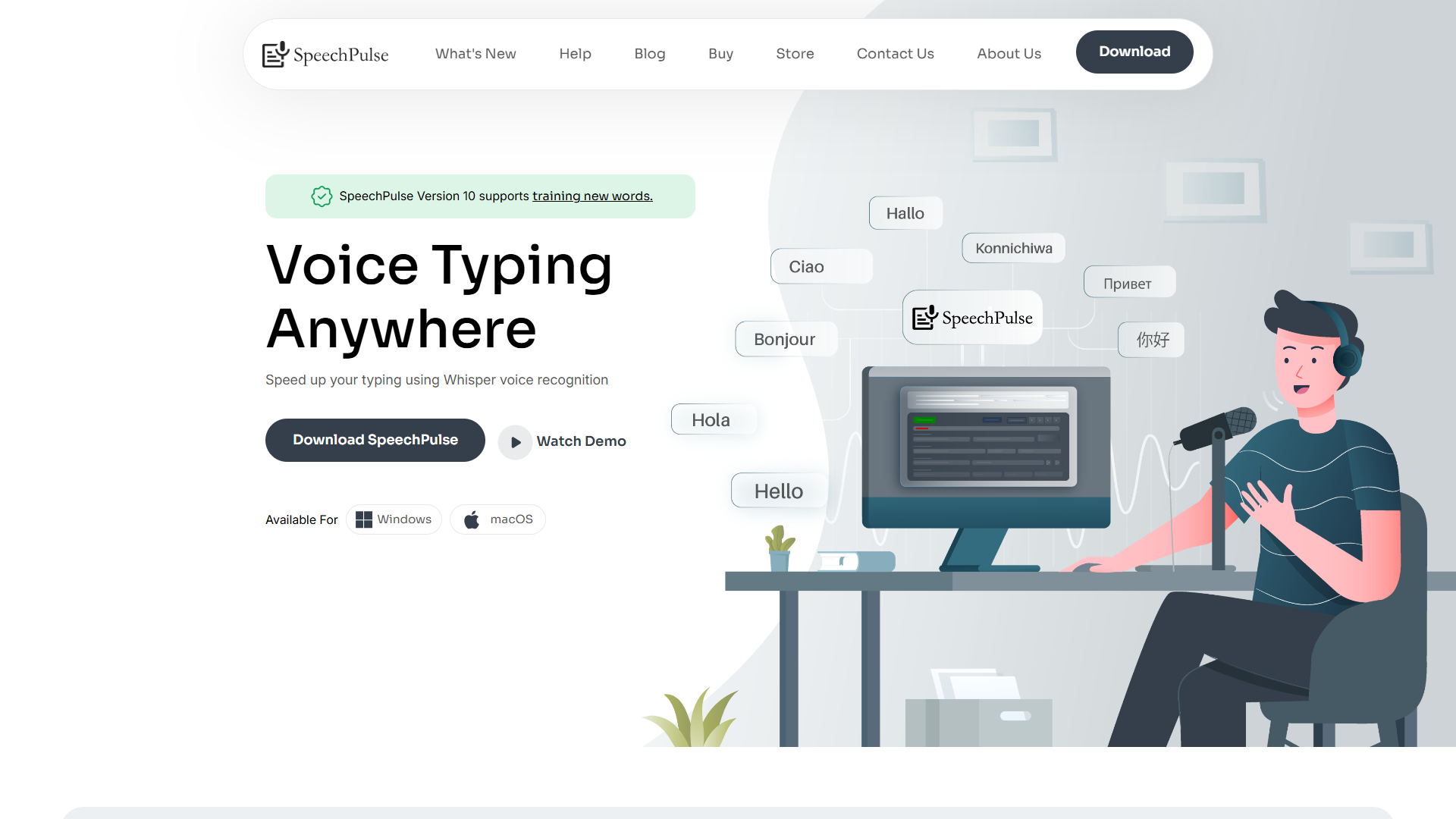 SpeechPulse product screenshot