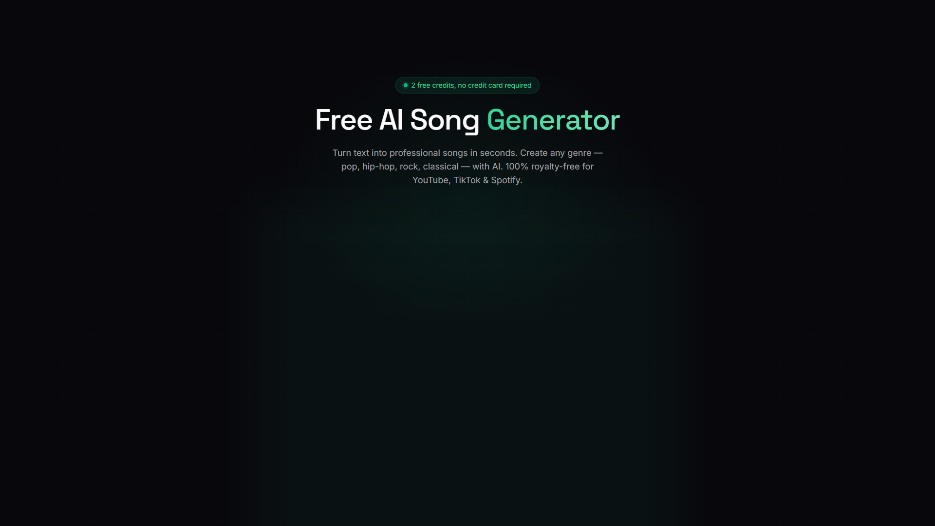 GenSong product screenshot