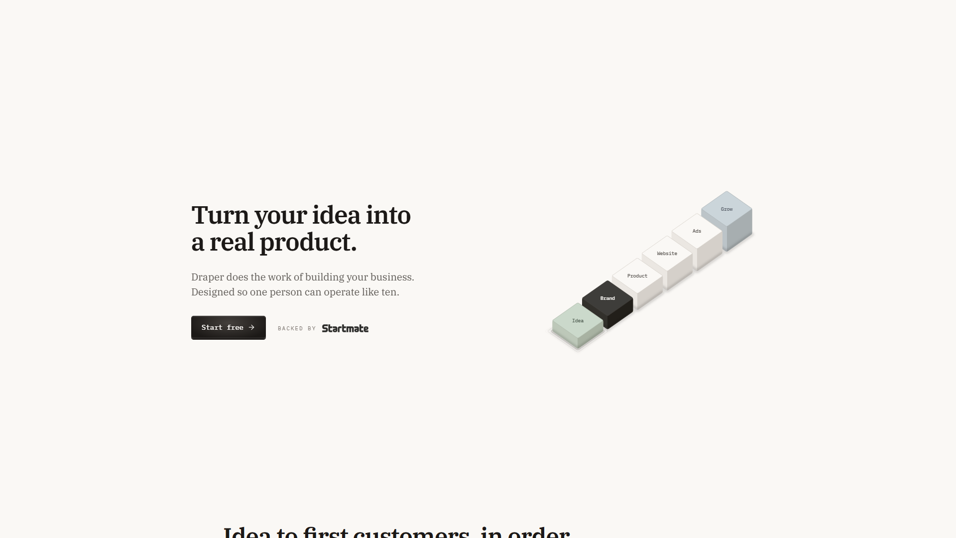 Draper product screenshot
