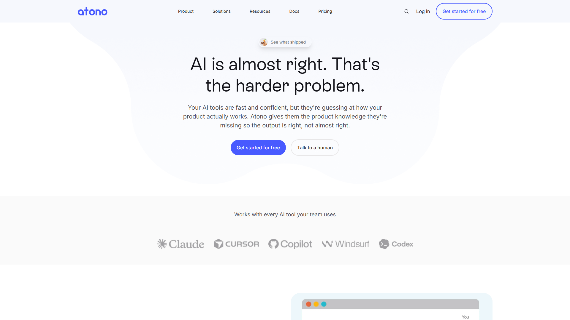 Atono product screenshot