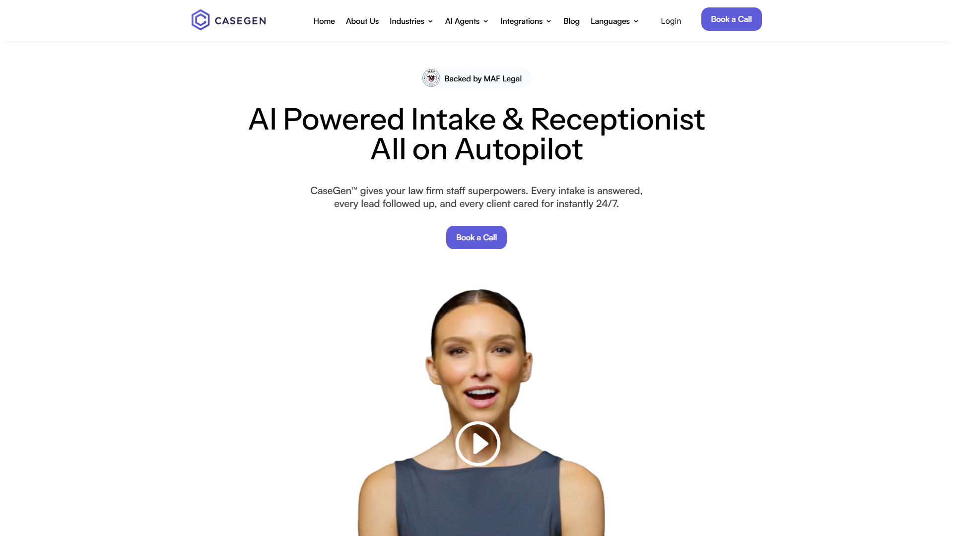 CaseGen.ai product screenshot