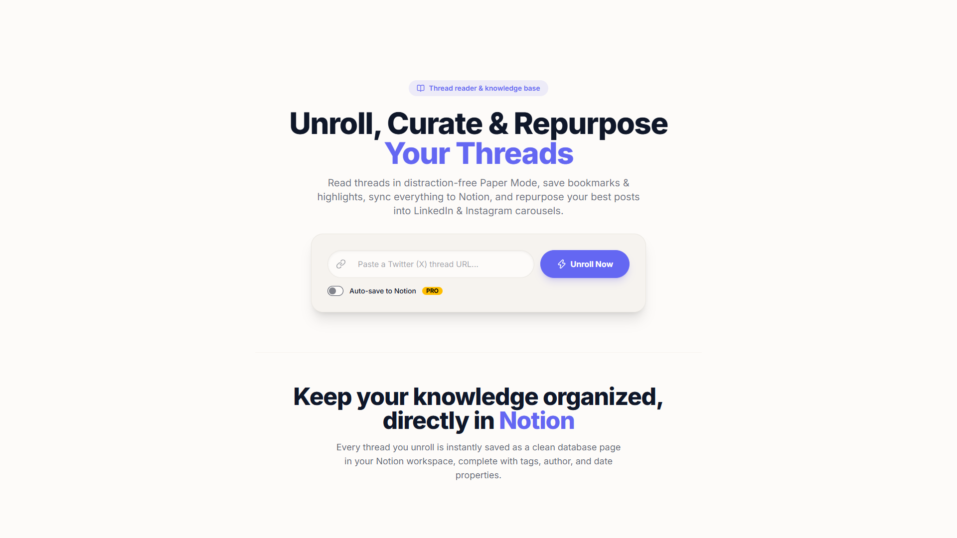 Thread Navigator product screenshot