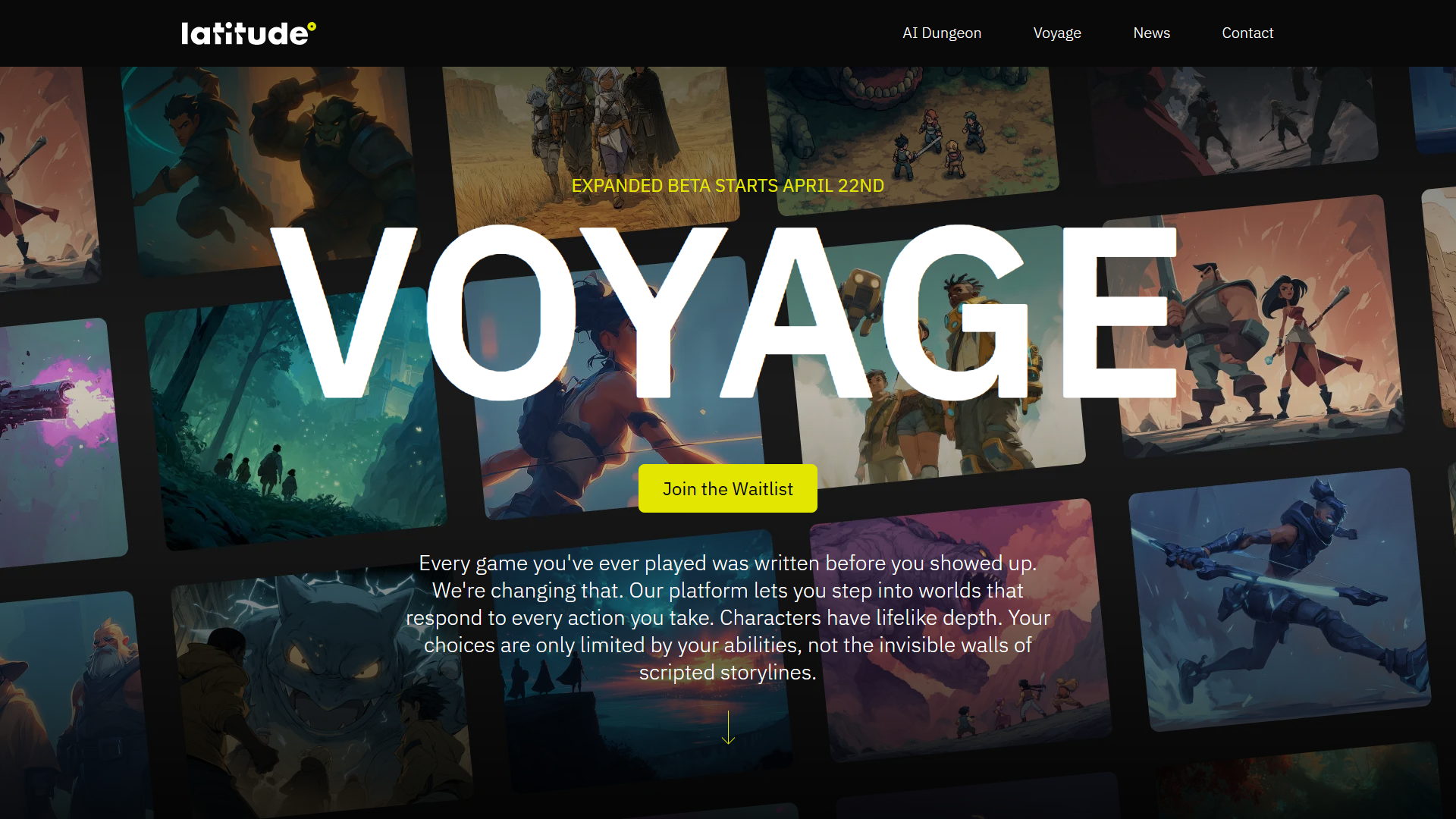 Latitude product screenshot