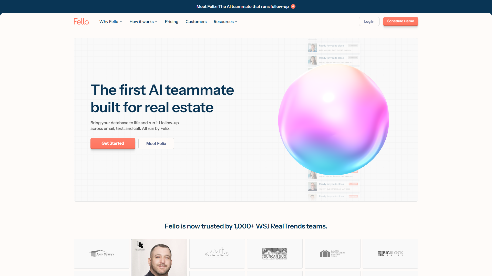Fello product screenshot