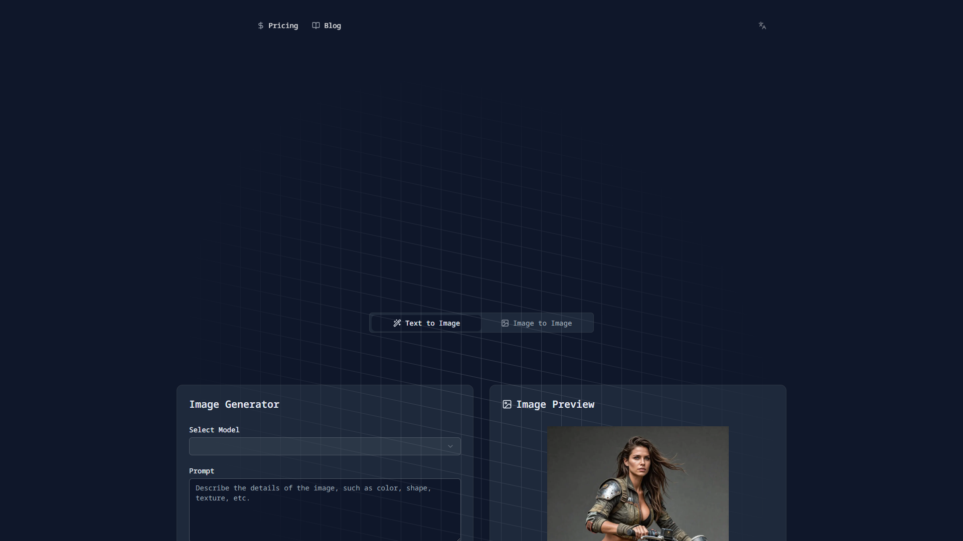 Z-Image product screenshot