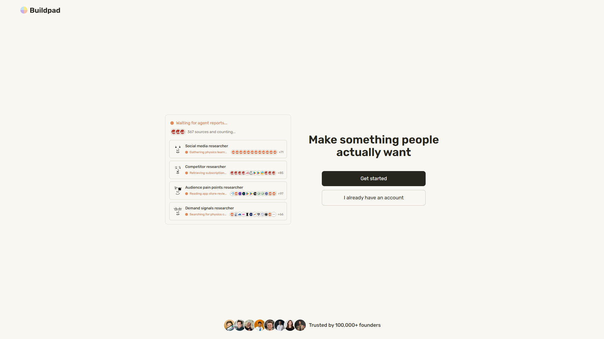 Buildpad product screenshot