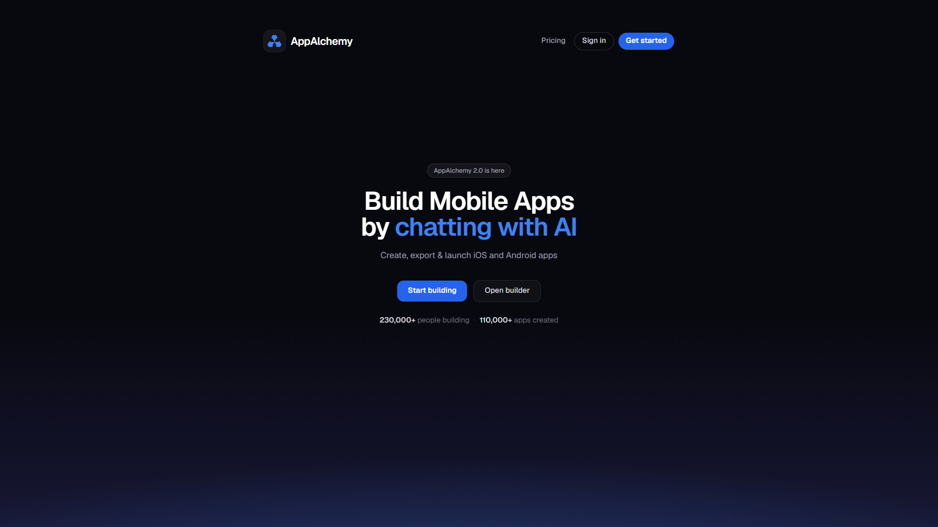 AppAlchemy product screenshot