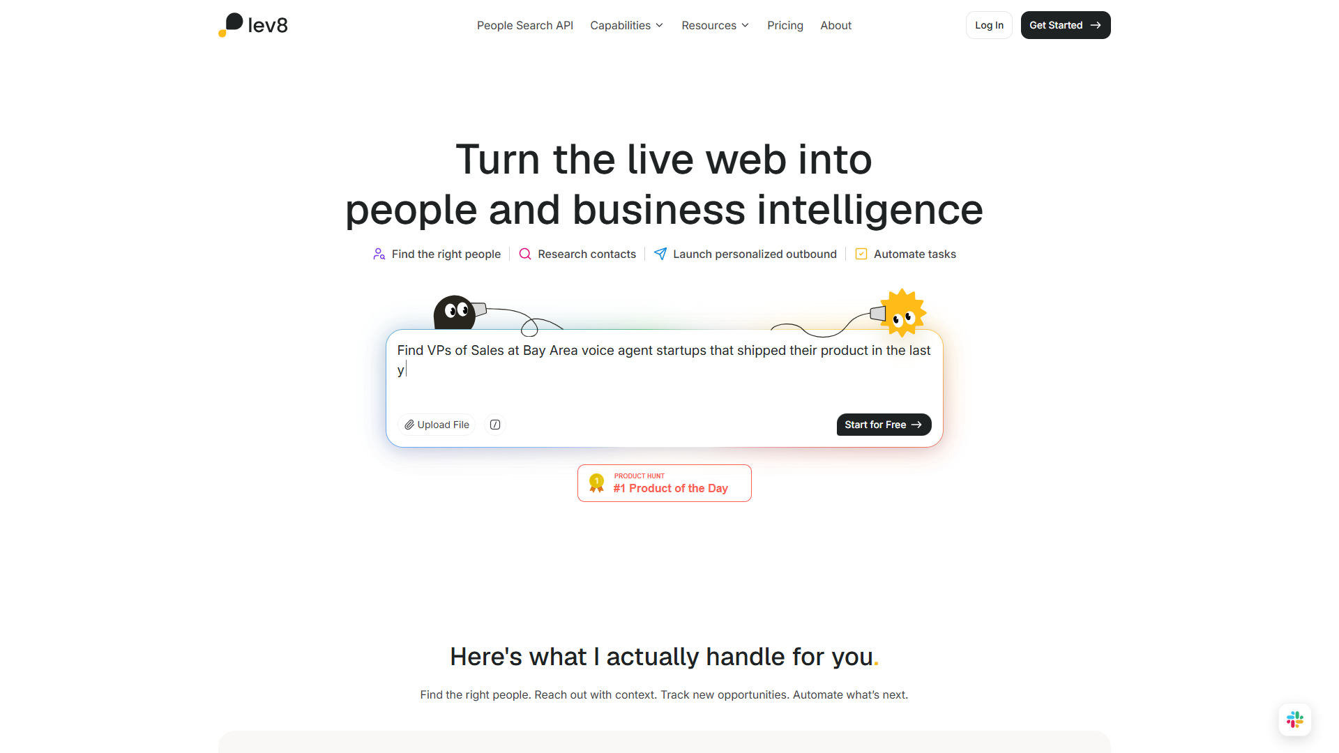 Lev8 product screenshot