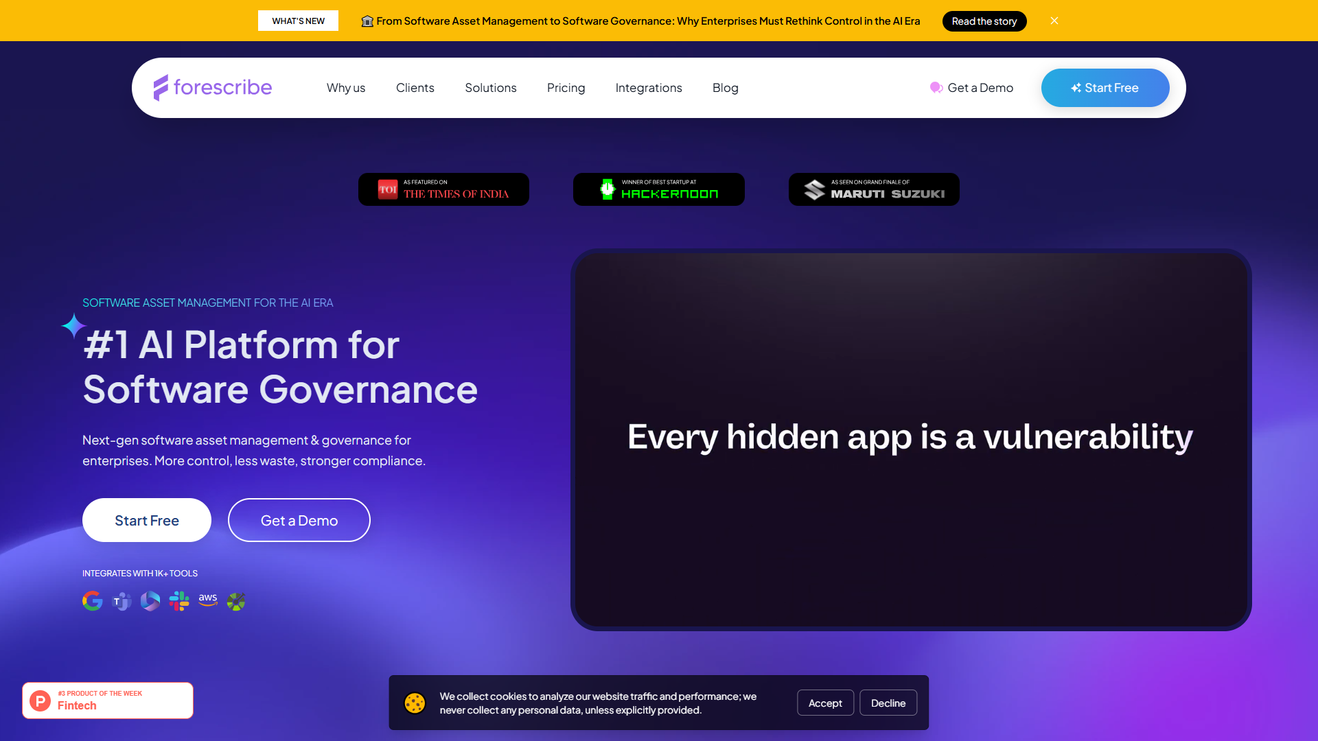 Forescribe AI product screenshot