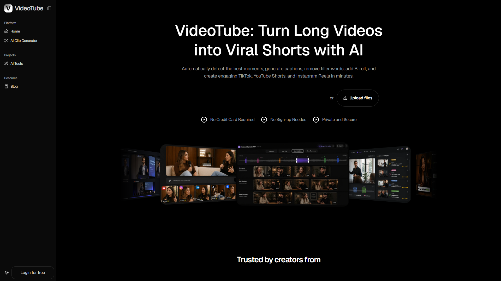 VideoTube product screenshot