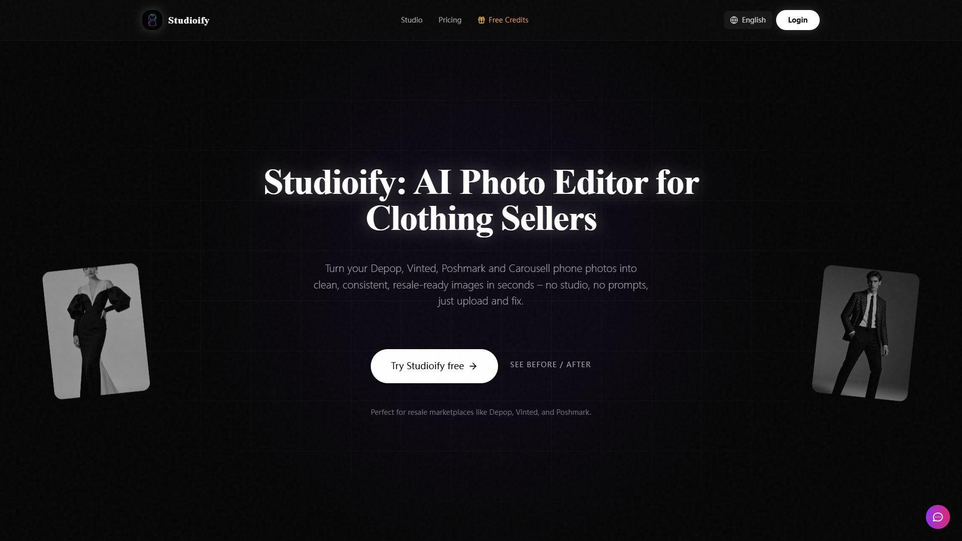 Studioify product screenshot