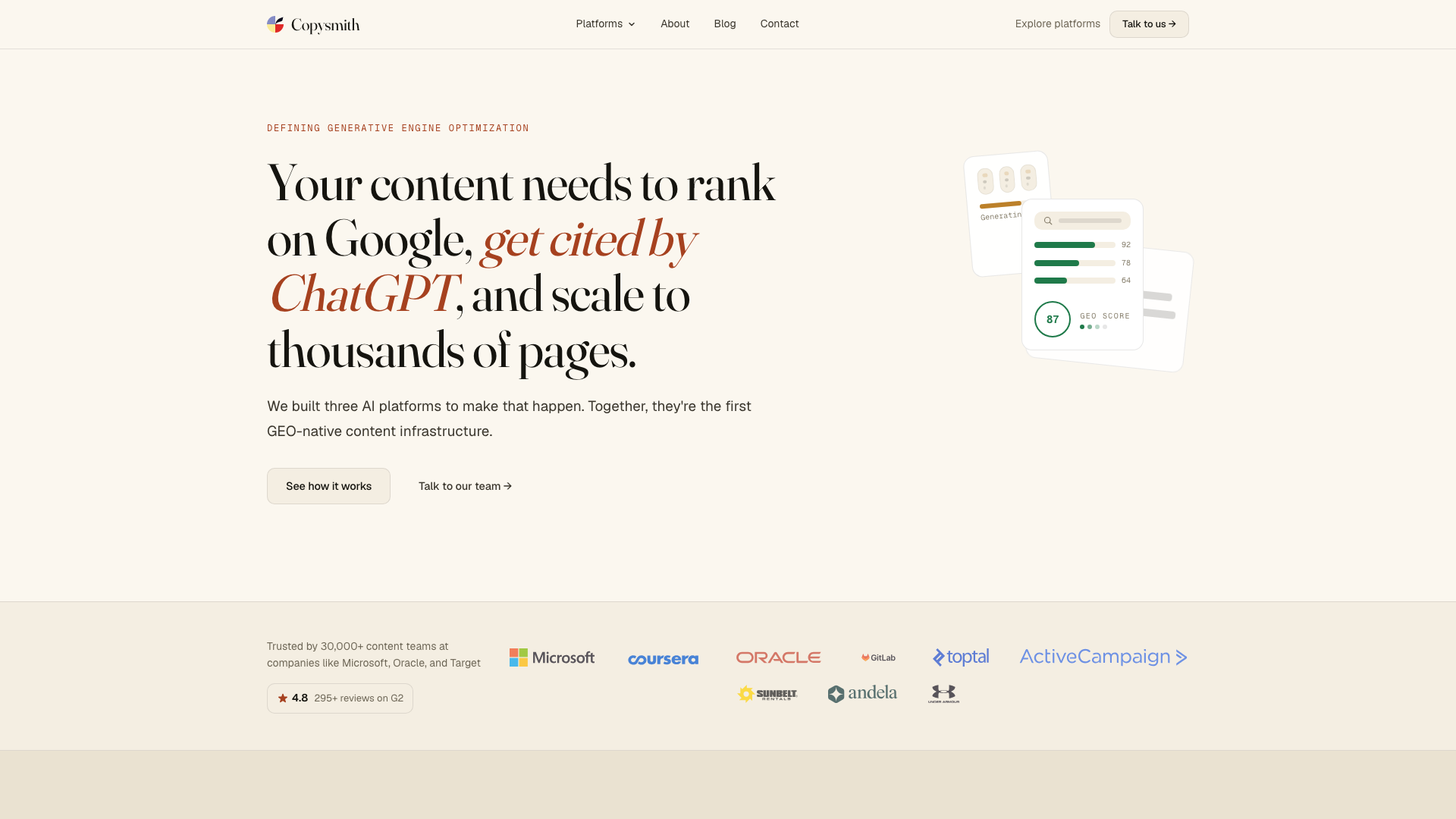 Copysmith screenshot 1