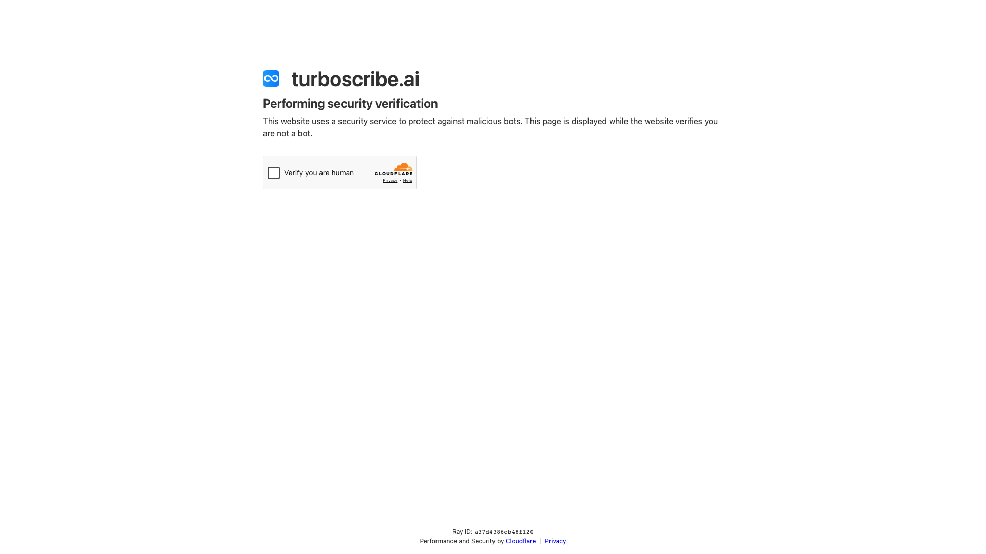 TurboScribe screenshot 1