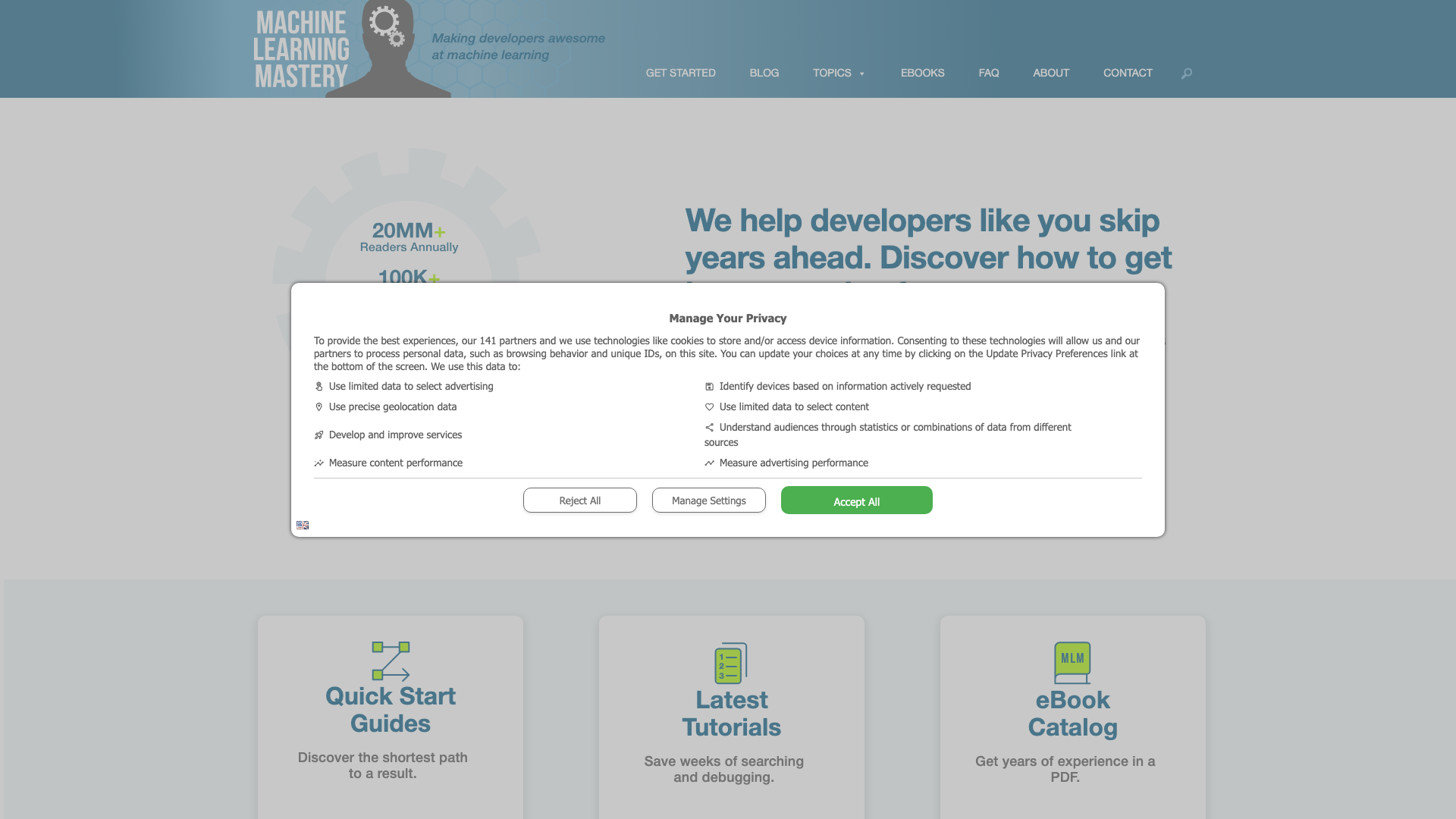 MachineLearningMastery product screenshot