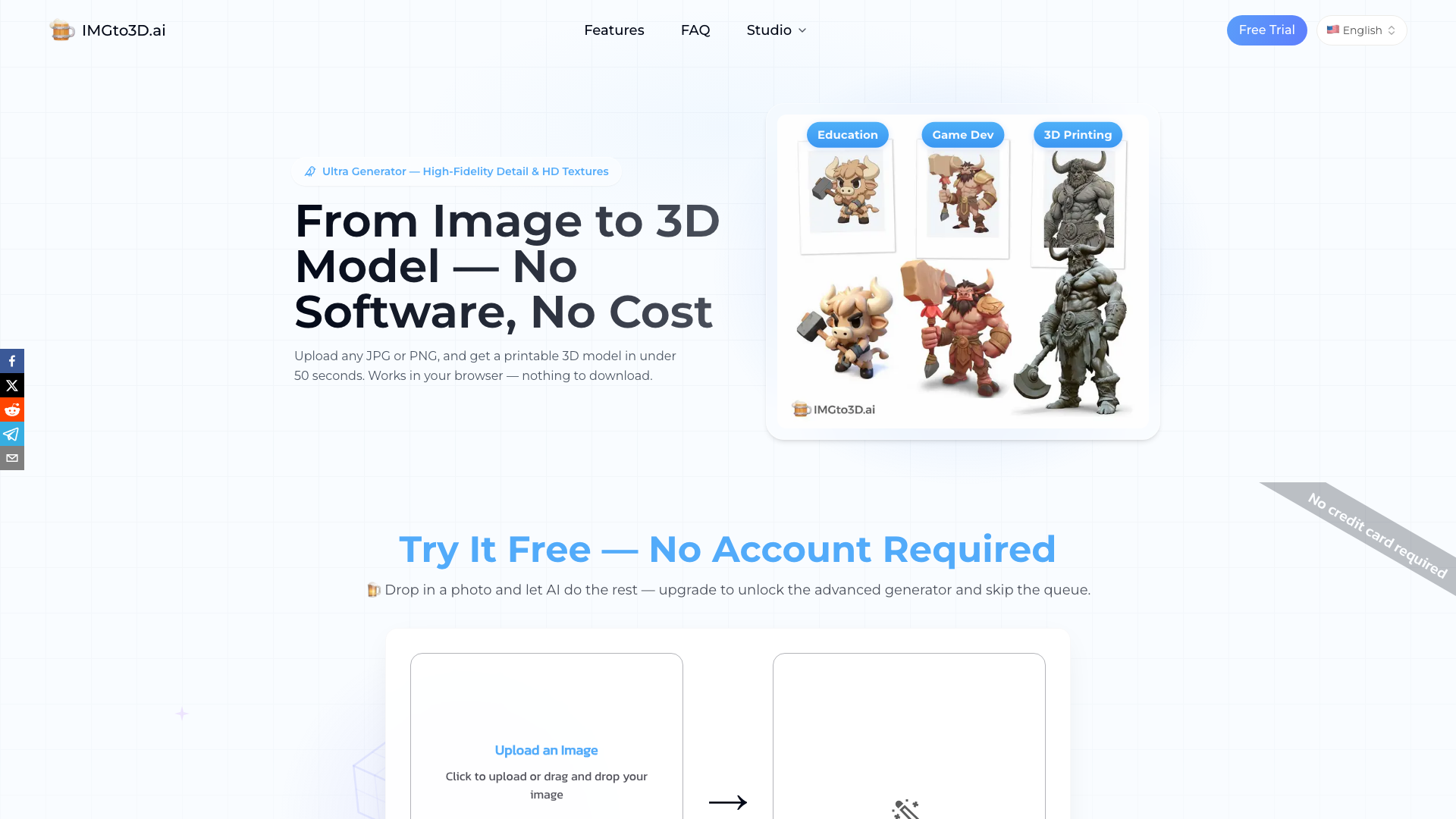 Imgto3D product screenshot