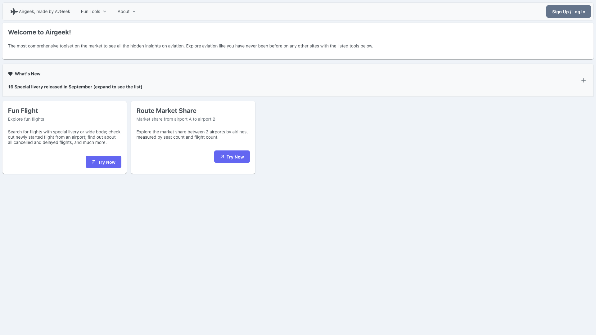Airgeek screenshot 1