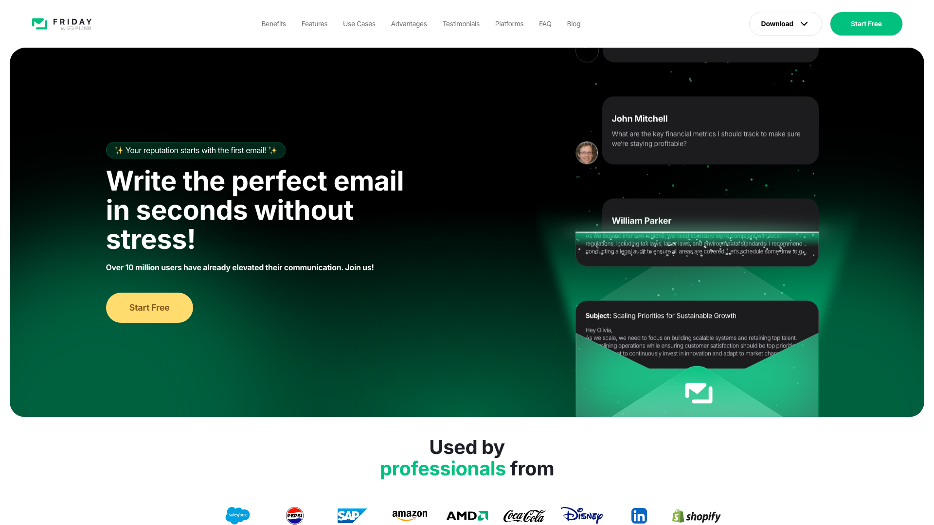 Friday Email screenshot 1