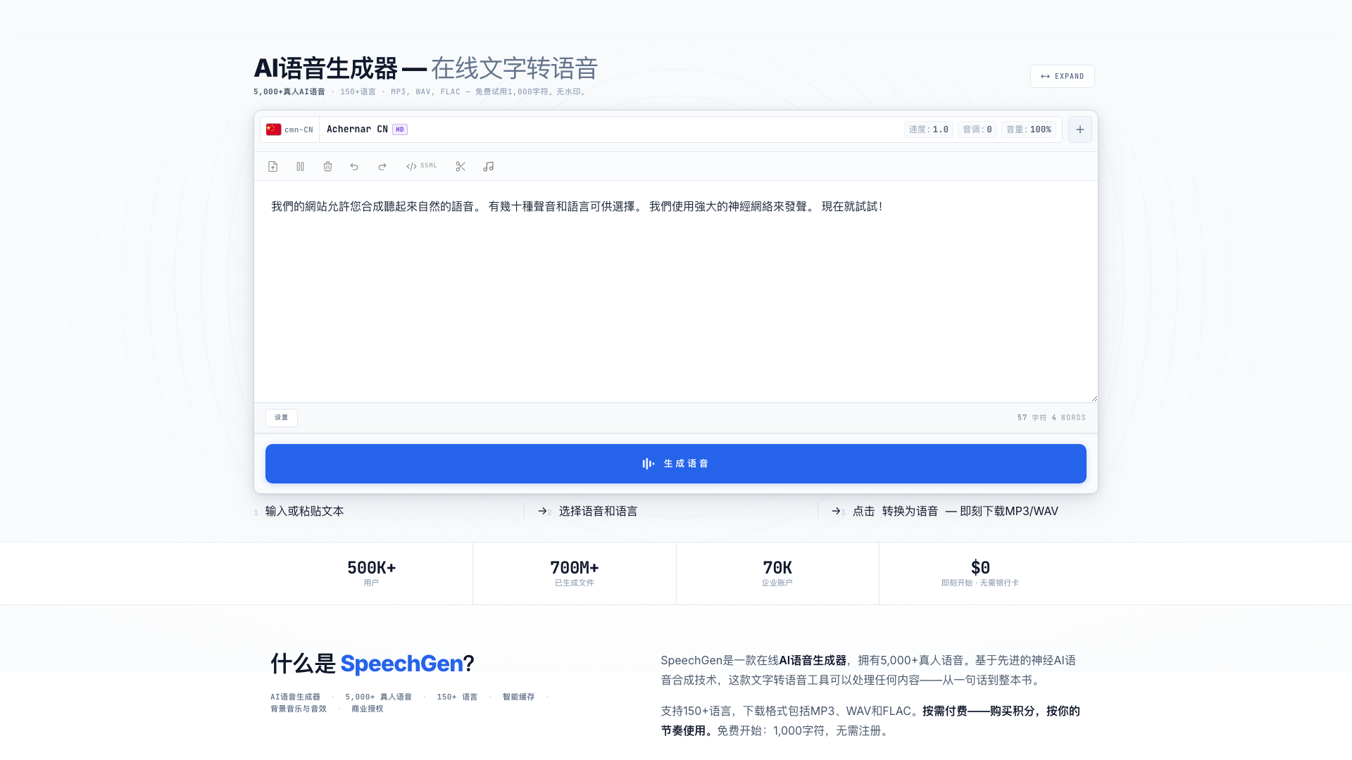 SpeechGen.io screenshot 1