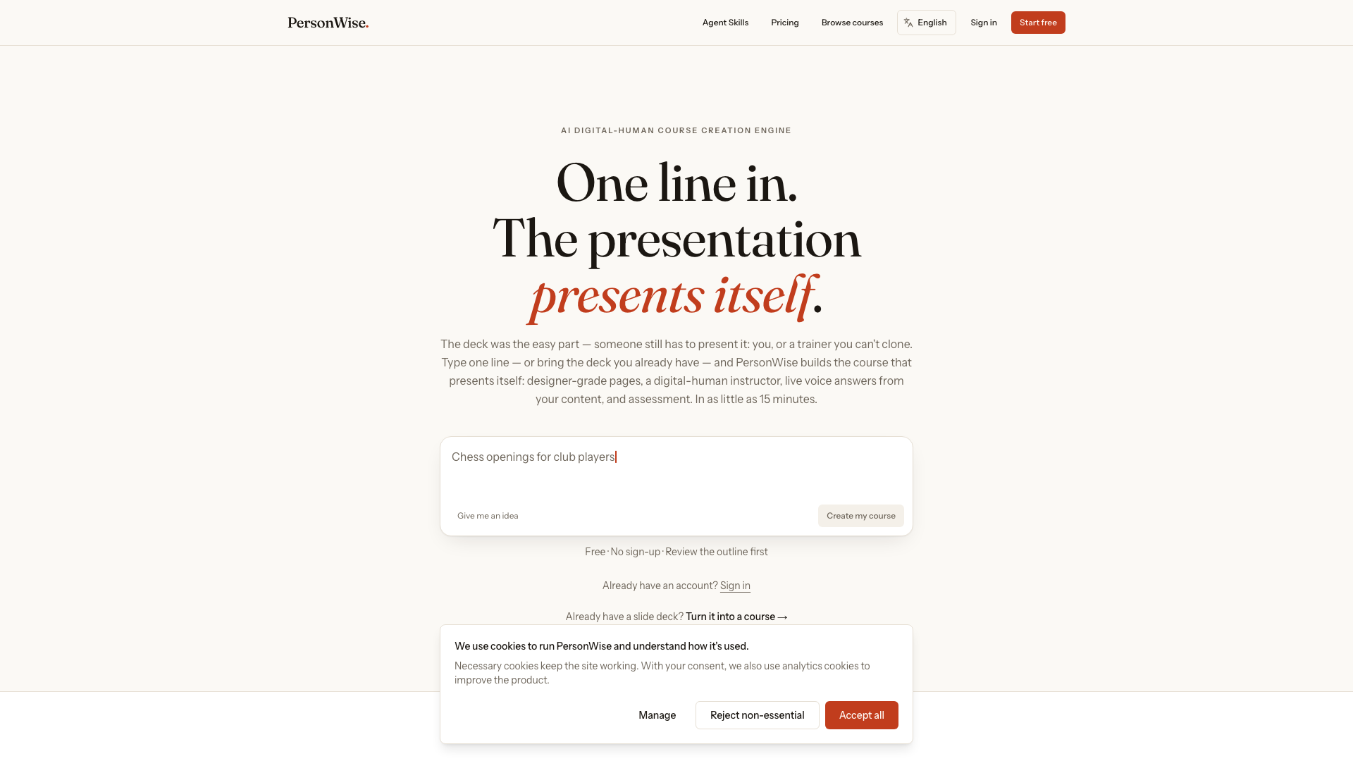 PersonWise screenshot 1