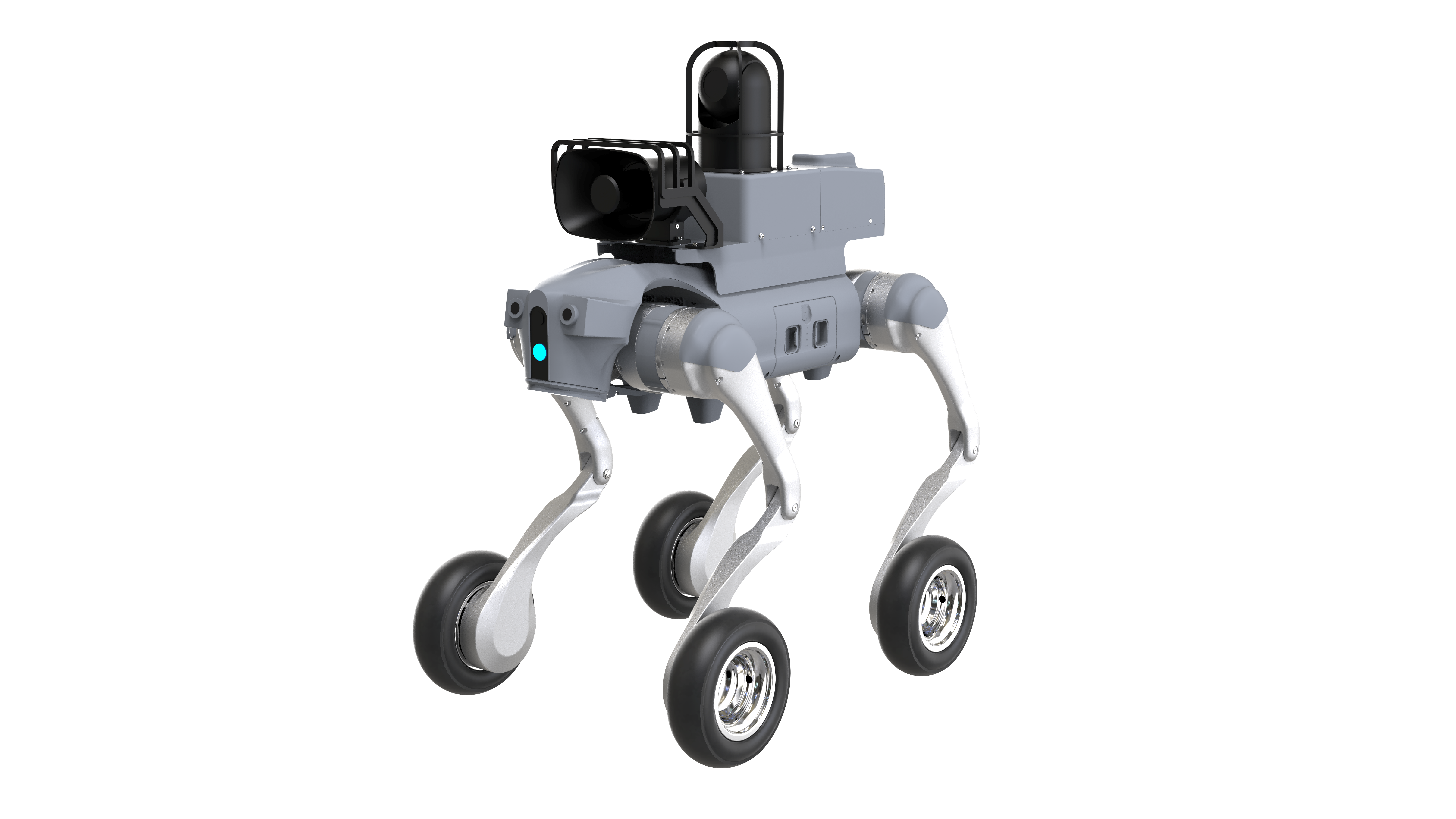 AI Patrol Wheel-Legged Robot Dog