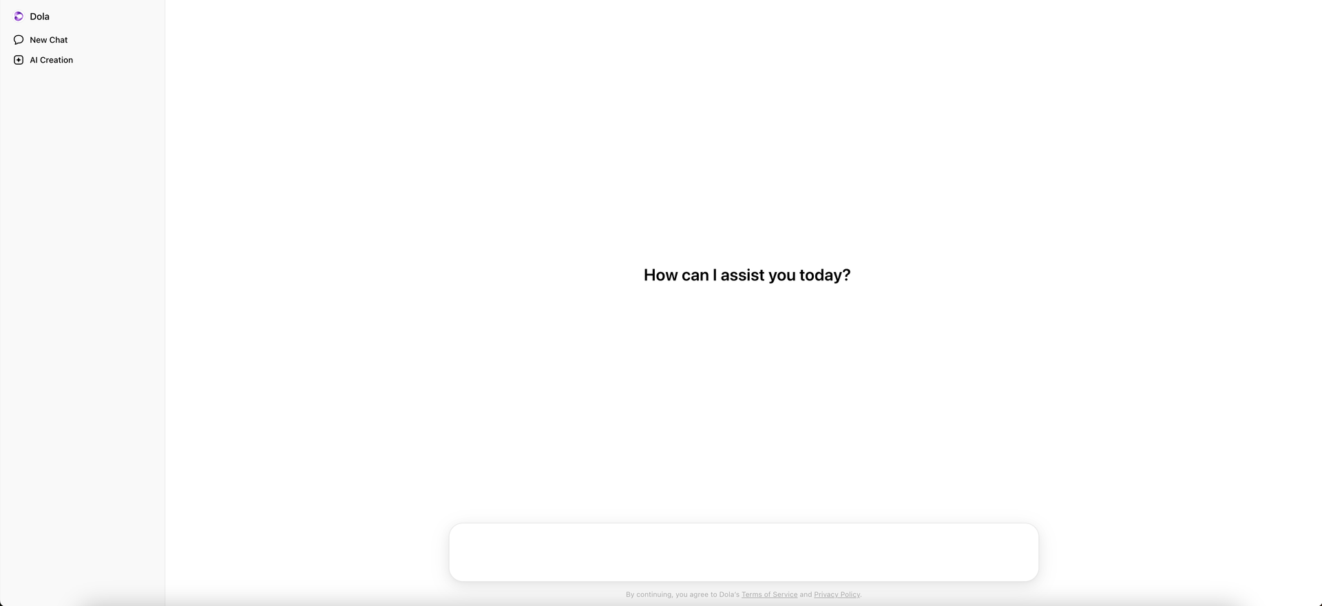 Dola product screenshot
