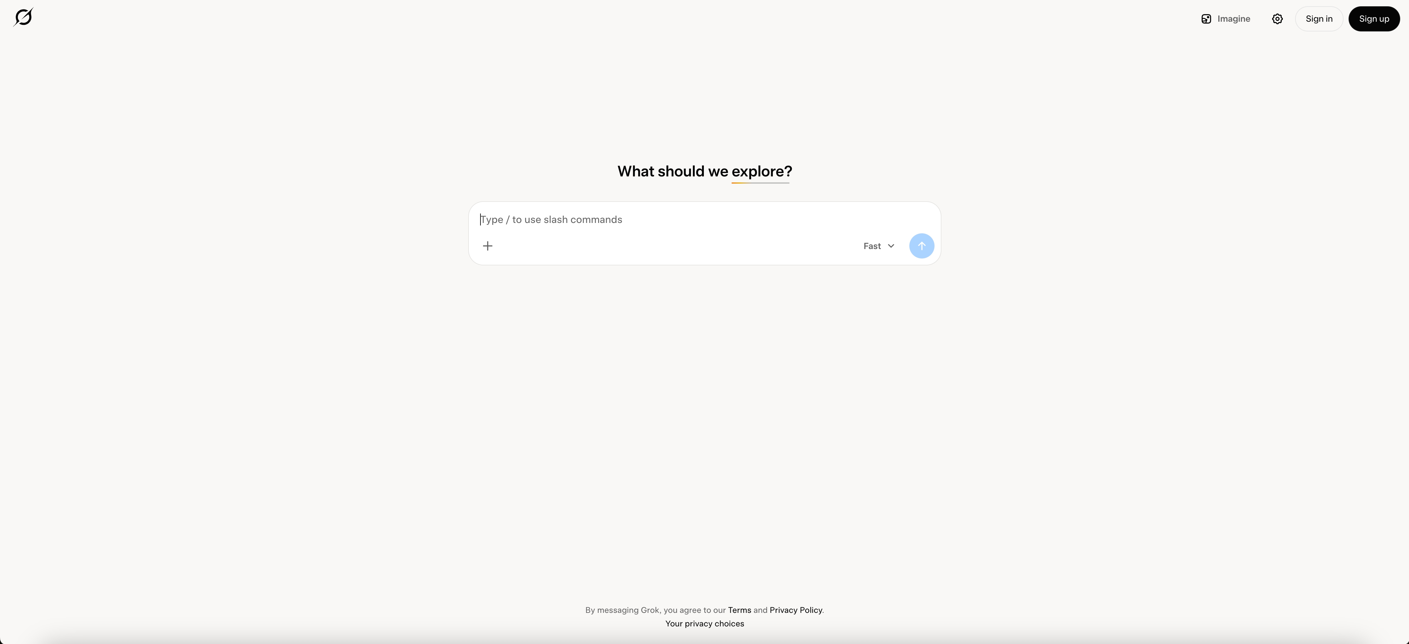 Grok product screenshot