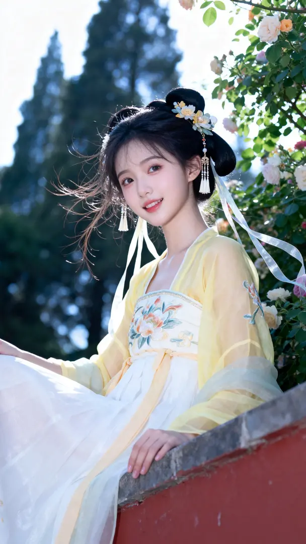 汉服飞仙髻·俏皮少女